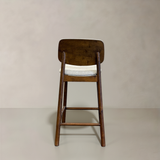 IVY Solid Wood Counter Stool, Cream, 65cm