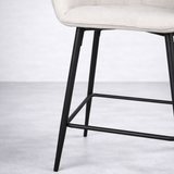 Alba Fabric Counter Stool - Cream