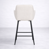 Alba Fabric Counter Stool - Cream