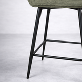Alba Fabric Counter Stool - Green