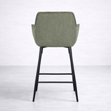 Alba Fabric Counter Stool - Green