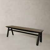 TOKYO Solid Wood Bench, Walnut, 150cm