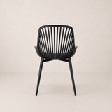 Chaise de salle à manger Pearl, noire
