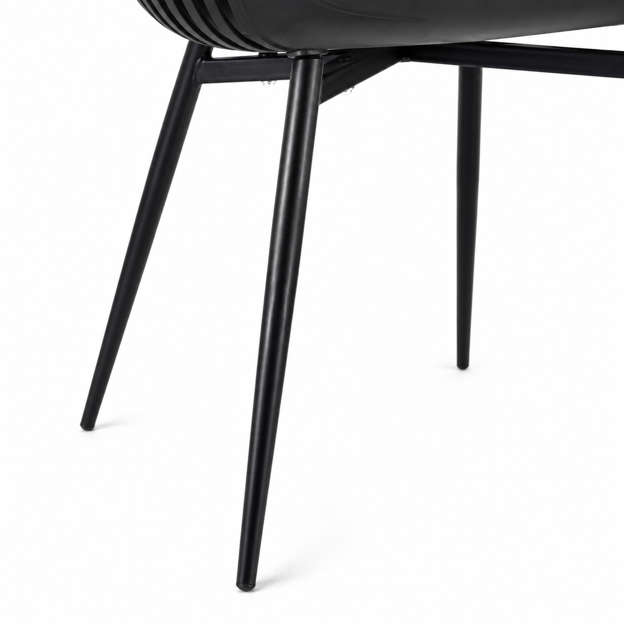 Chaise de salle à manger Pearl, noire