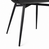 Chaise de salle à manger Pearl, noire