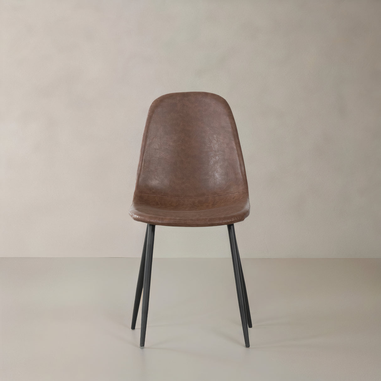 ROMA Leather Chair, Brown