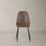ROMA Leather Chair, Brown