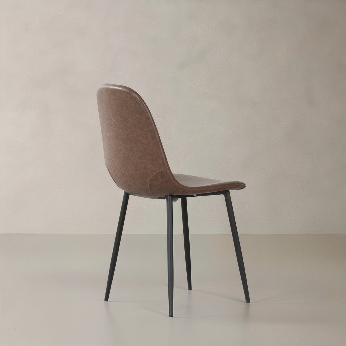ROMA Leather Chair, Brown