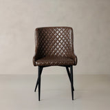 VICTOR Leather Chair, Brown