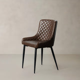 VICTOR Leather Chair, Brown