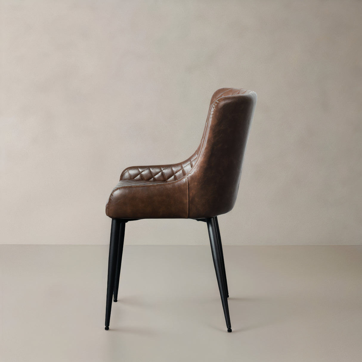 VICTOR Leather Chair, Brown