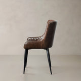 VICTOR Leather Chair, Brown