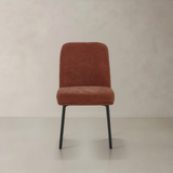 OLIVIA Fabric Dining Chair, Burnt Orange