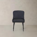 VICTOR Leather Armchair, Black