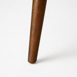 Eliza Solid Wood Dining Chair - Walnut and Heathered Ivory