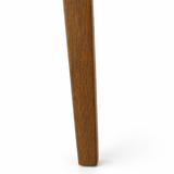 Clara Solid Wood Dining Chair - Smoked Oak and Black