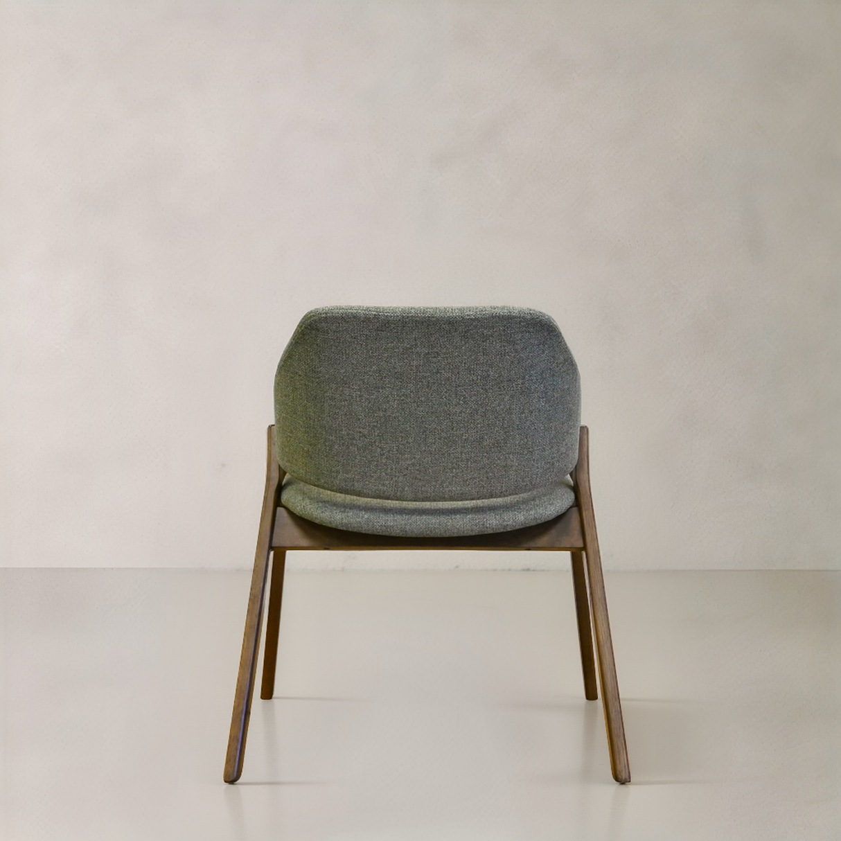 BEAUMONT Solid Wood Dining Chair, Green