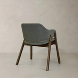 BEAUMONT Solid Wood Dining Chair, Green