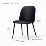 Matilda Dining Chair - Black