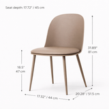 Matilda Dining Chair - Brown