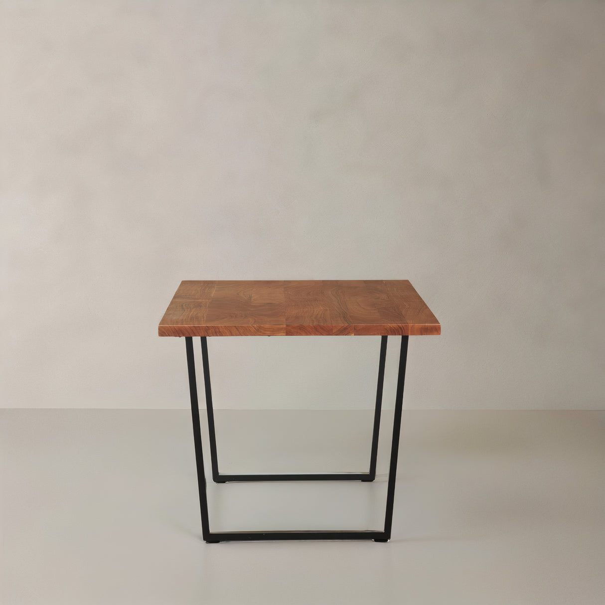 ACACIA Straight Edge Table, Natural, 180cm, Trapezoid Legs