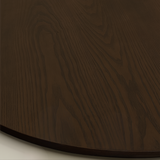 SIDNEY Wood Dining Table, Walnut, 100cm