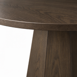 Sidney 39.4" Round Dining Table - Walnut