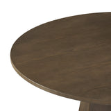 Sidney 39.4" Round Dining Table - Walnut