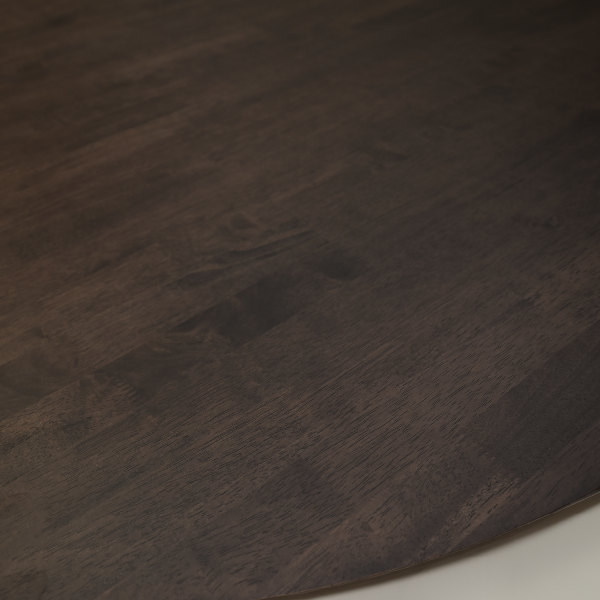 PARIS Solid Wood Dining Table, Walnut, 120cm