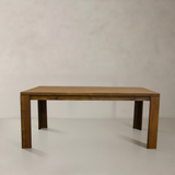 VIENNA Solid Wood Dining Table, Walnut, 180cm