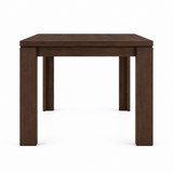 Vienna 63" Solid Wood Dining Table - Walnut