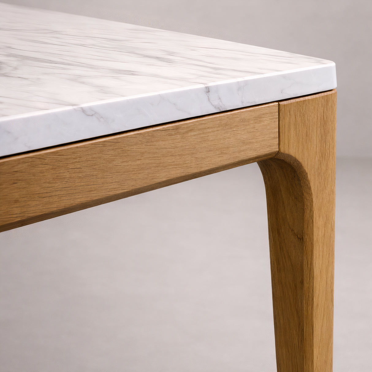 Table basse AUDREY, marbre blanc