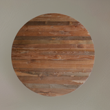 TIERRA Solid Teak Dining Table, Natural, 100cm