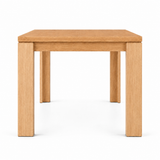 Vienna 63" Solid Wood Dining Table - Natural Oak