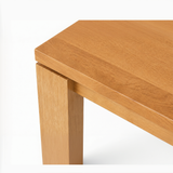 Vienna 63" Solid Wood Dining Table - Natural Oak