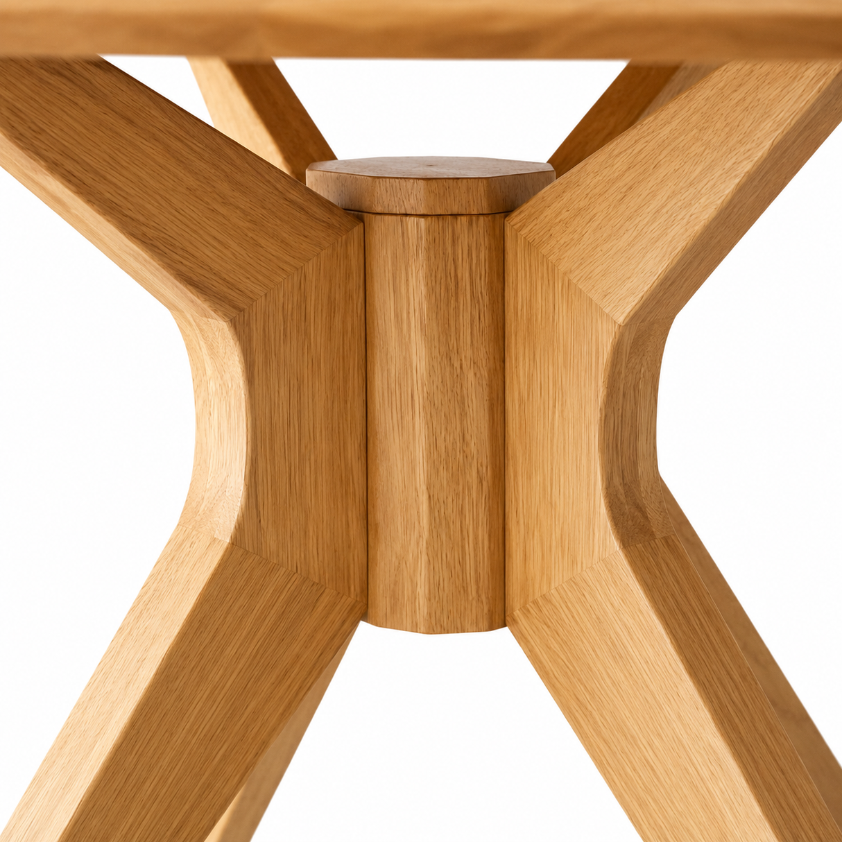 Table à manger ronde Paris, Chêne naturel, 120 cm