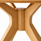 Table à manger ronde Paris, Chêne naturel, 120 cm