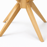 Table à manger ronde Paris, Chêne naturel, 120 cm
