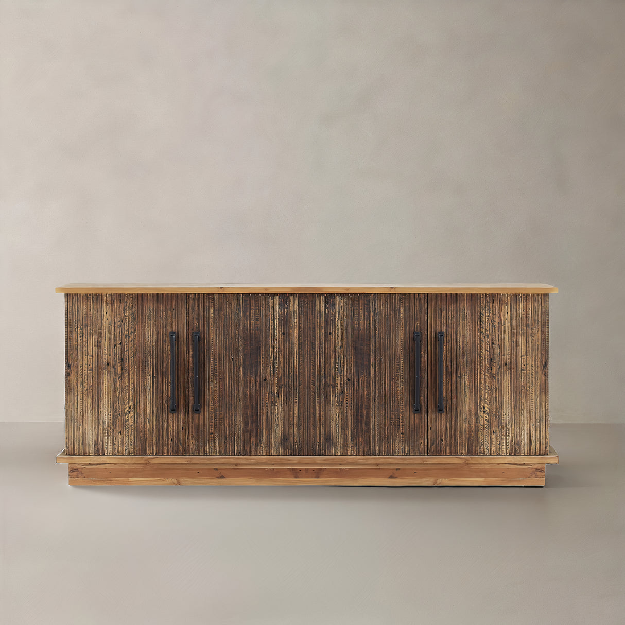 VANGUARD Solid Teak Sideboard, Natural, 180cm