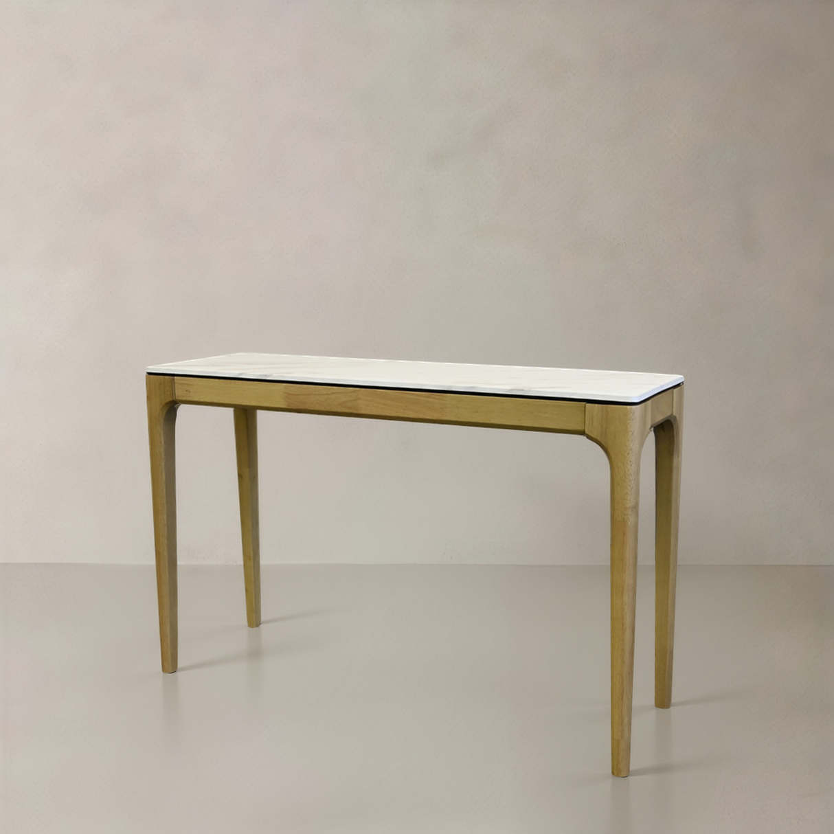 AUDREY Console, White Marble, 47.2"