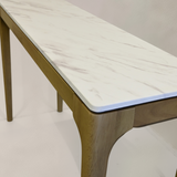 AUDREY Console, White Marble, 47.2"
