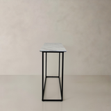 LILIAN Console, White Marble, 47.2"