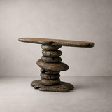 Rochefort 48" Solid Teak Root Console, Natural