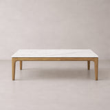 Table basse AUDREY, marbre blanc