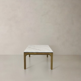 AUDREY Coffee Table, White Marble