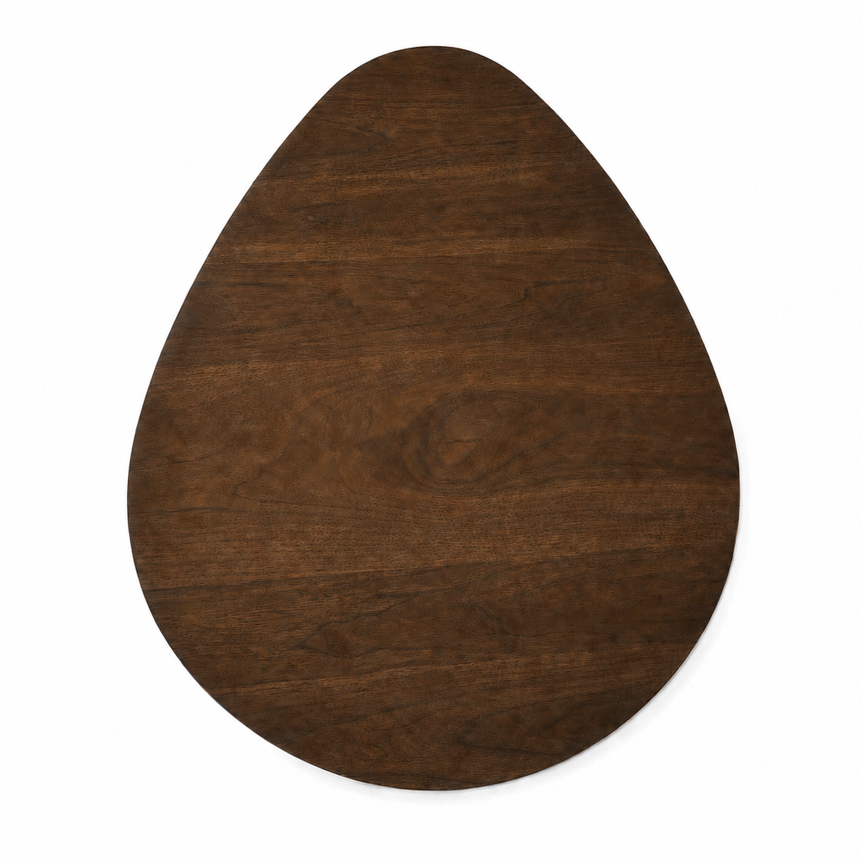 Table basse Petal en bois massif - Noyer