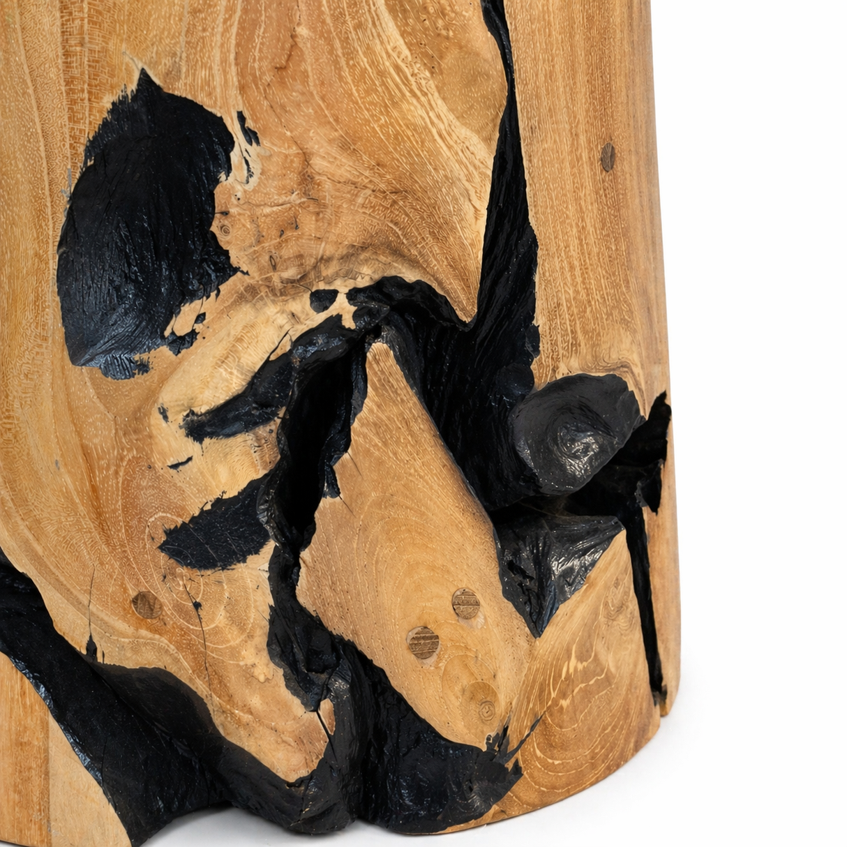 Table d'appoint en teck massif TIERRA, Natural