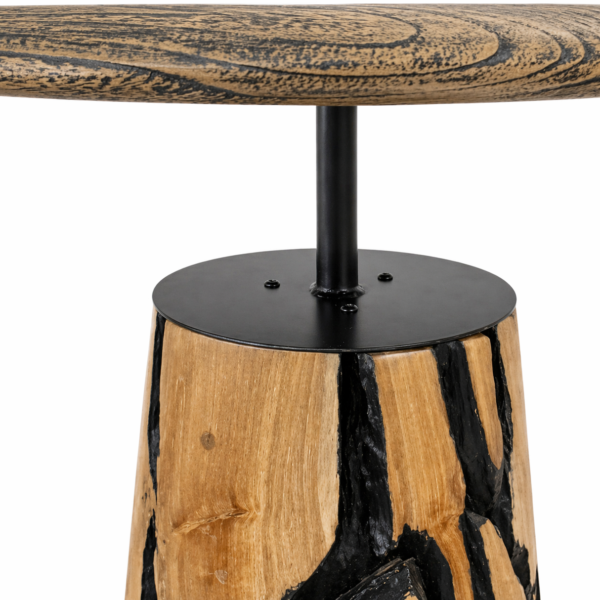 Table d'appoint en teck massif TIERRA, Natural