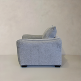 MILAN Fabric Lounge Chair, Grey