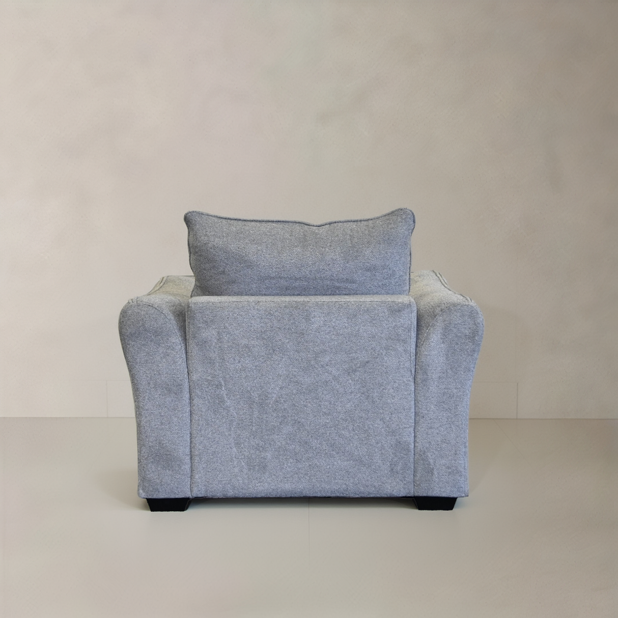MILAN Fabric Lounge Chair, Grey